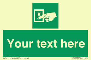 Custom Light Switch Sign